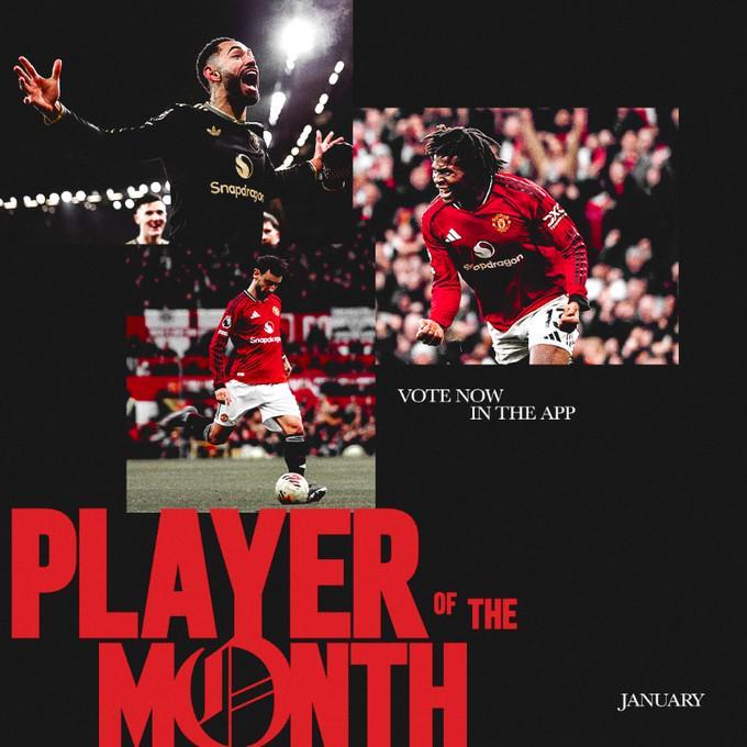 开云官方网站-曼联1月最佳球员候选：库尼亚、多古、B费